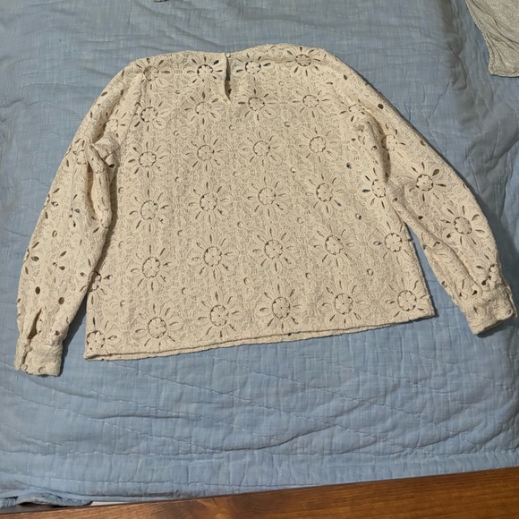 🌻🌼Sezane JESSE BLOUSE in Ecru - Picture 6 of 7